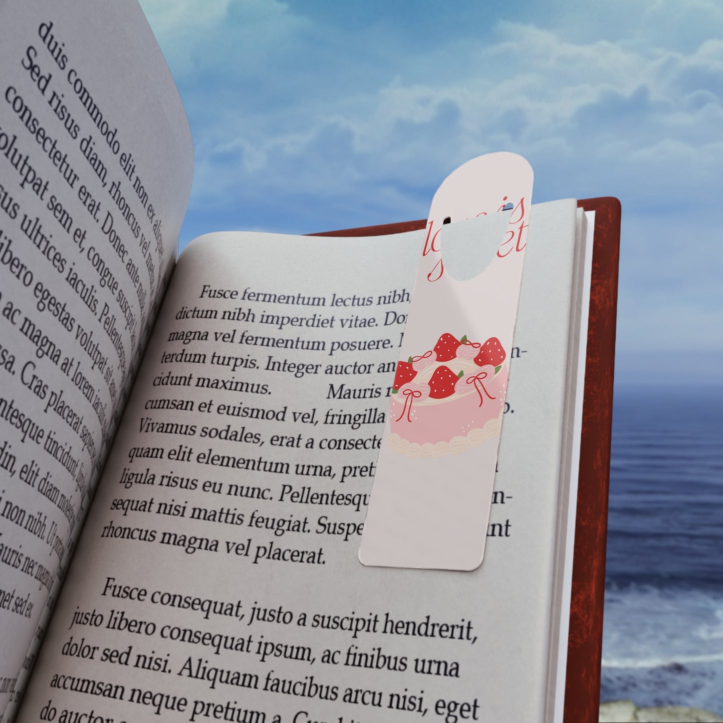 love is sweet bookmark