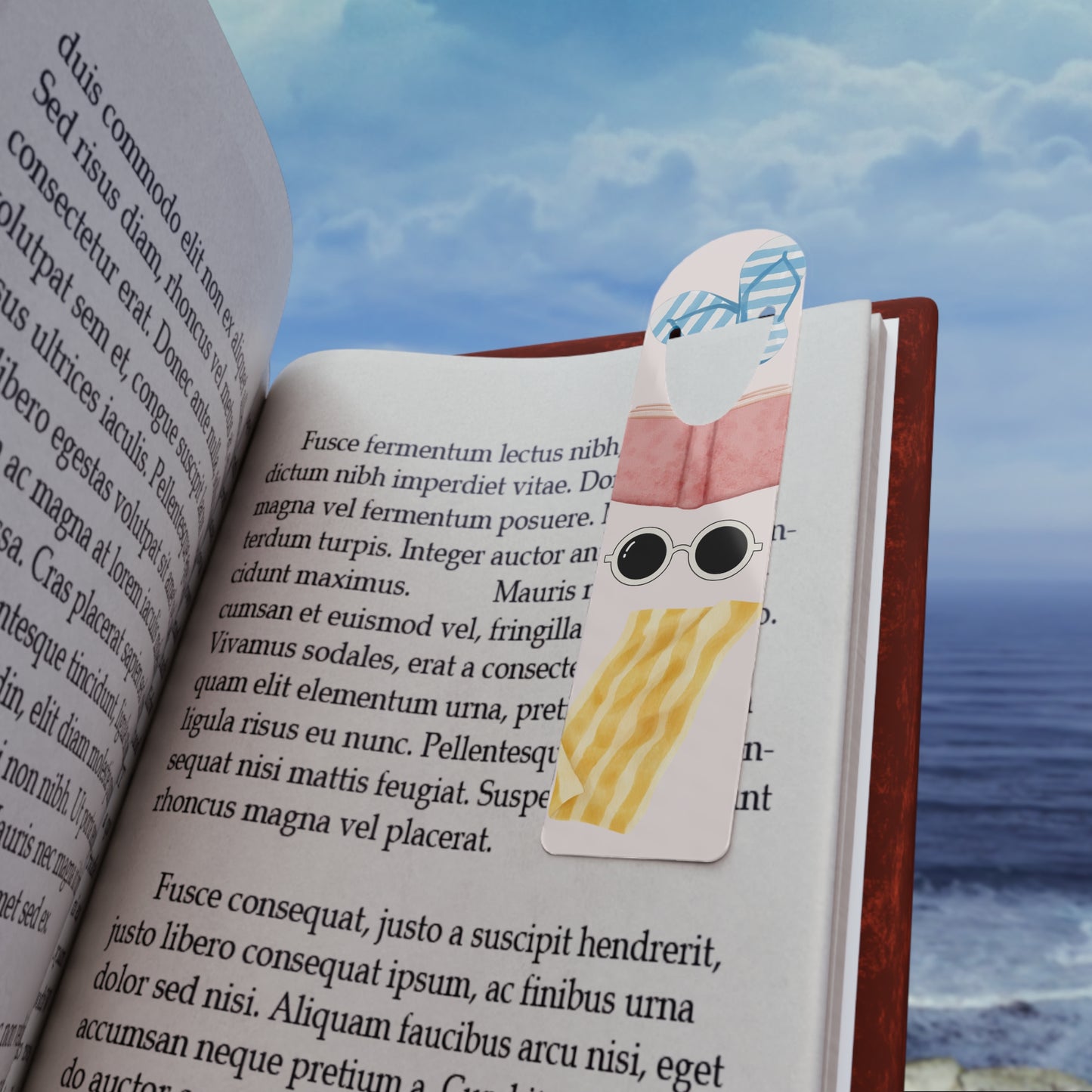 summertime essentials bookmark